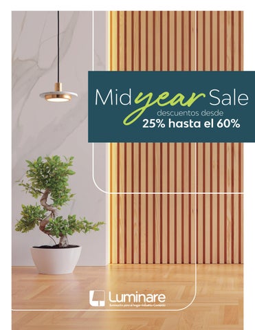 Jennifer Martinez 灯饰目录 · Mid year SALE - Luminare 第 1 页