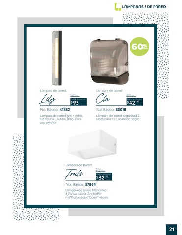 Jennifer Martinez 灯饰目录 · Mid year SALE - Luminare 第 21 页
