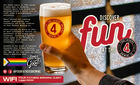 Four Fathers Taproom Menu