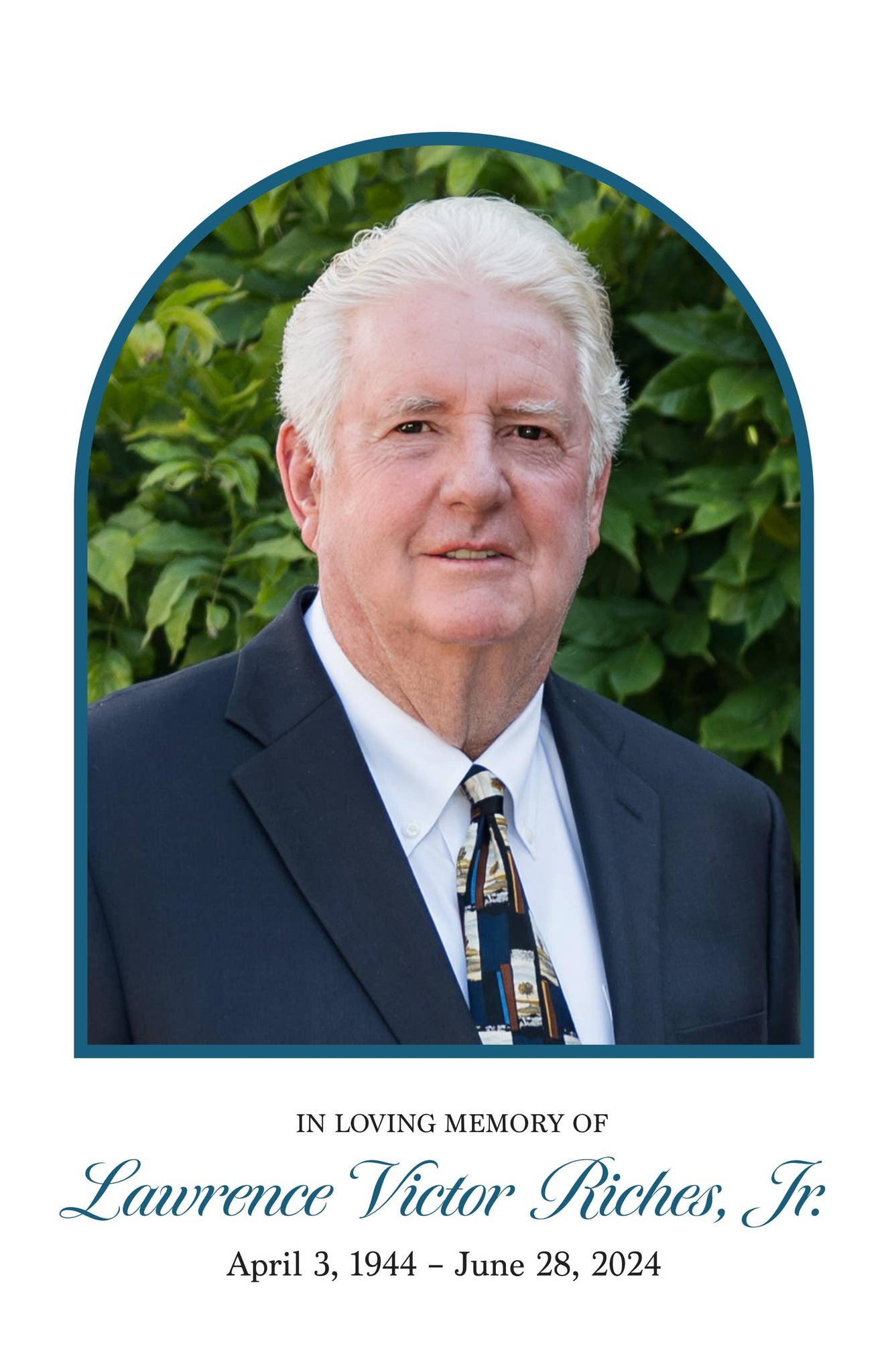 Lawrence Victor Riches Memorial Program by Oakwood School - Issuu