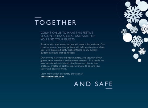 Radisson Blu 酒店 , Liverpool - Festive Event 家具手册 2024 第 3 页