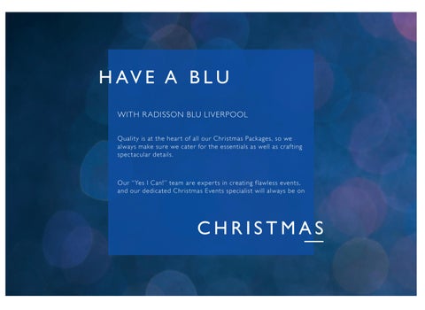 Radisson Blu 酒店 , Liverpool - Festive Event 家具手册 2024 第 4 页