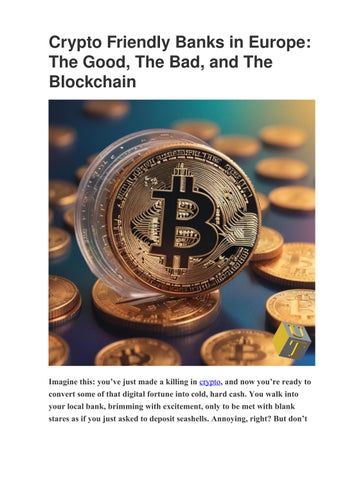 Crypto Friendly Banks in Europe