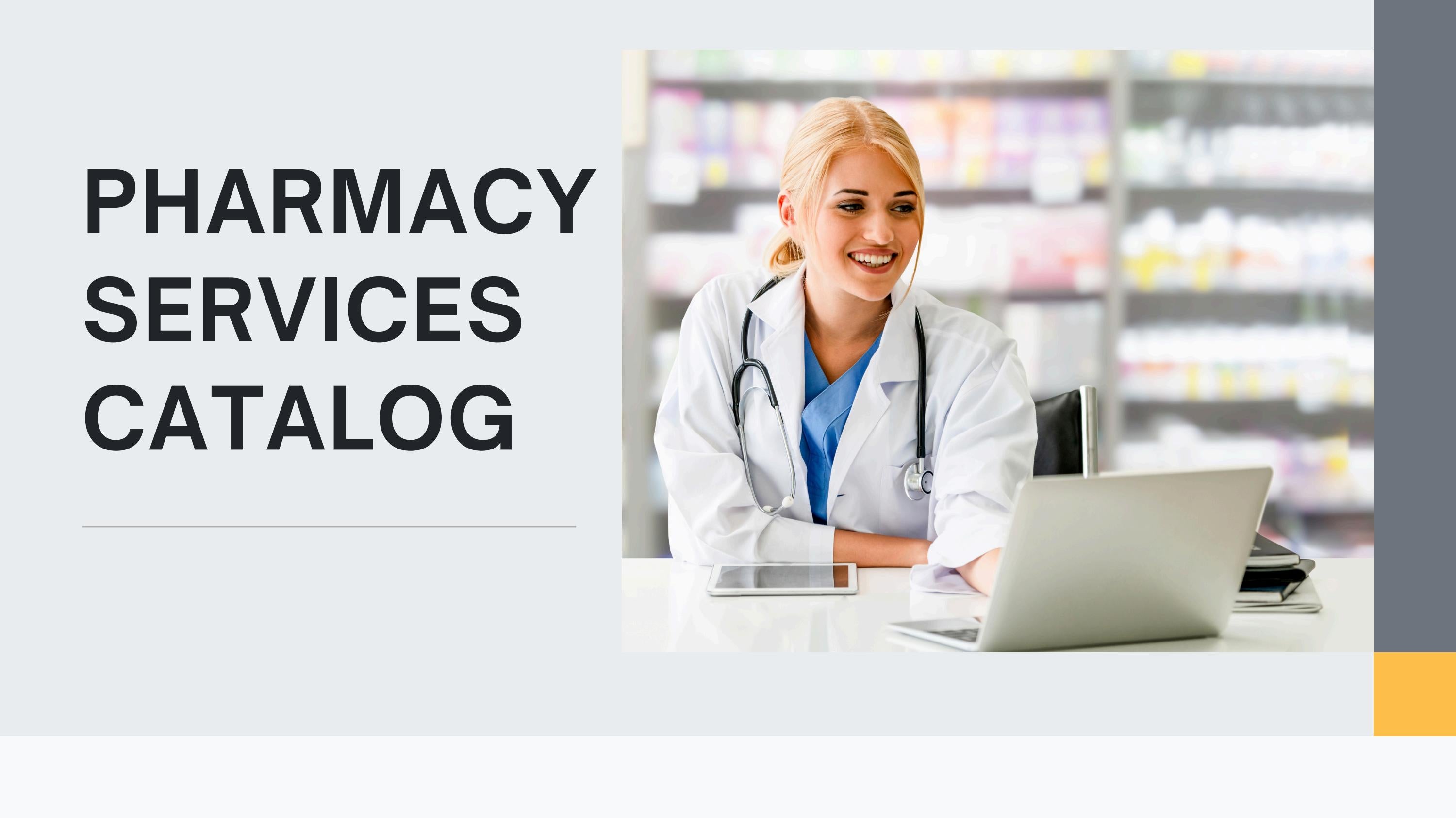 Pharmacy Service Catalog by North Carolina Association of Pharmacists