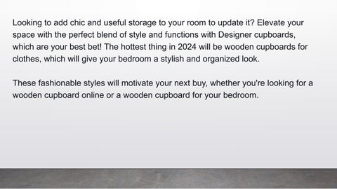 Top Cupboard Design Trends to Elevate Your 家居 in 2024 第 2 页