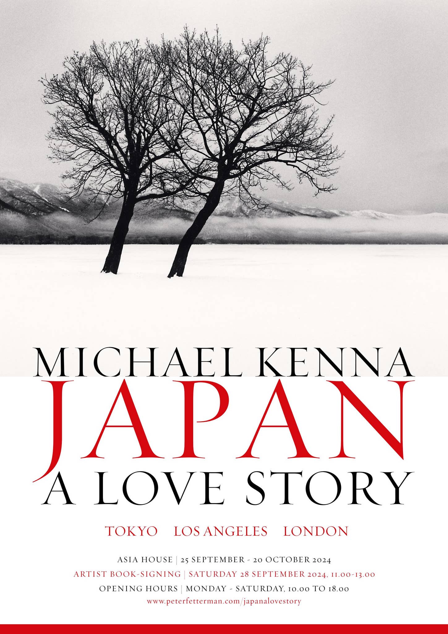Michael Kenna『Love in Black and White』 PRESS PACK: Japan / A Love Story by Michael Kenna by Peter