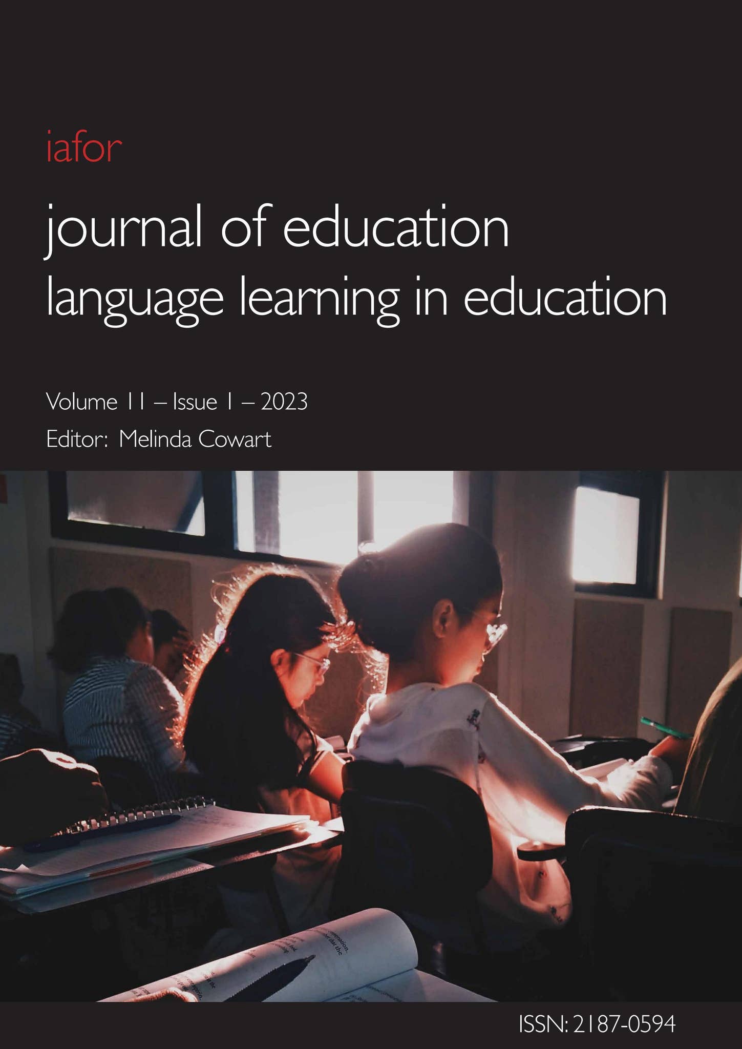 IAFOR Journal of Education – Volume 11 – Issue 1: Language Learning in ...