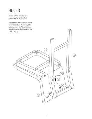 nathanjameshome 家具目录 · Gracie 餐椅 Instruction Sheet 27801 第 6 页
