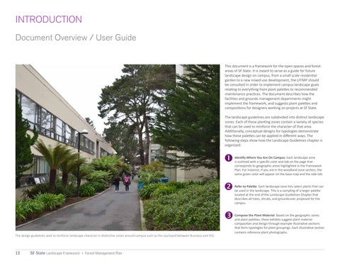 San Francisco State University 景观 Framework + Forest Management Plan 第 12 页