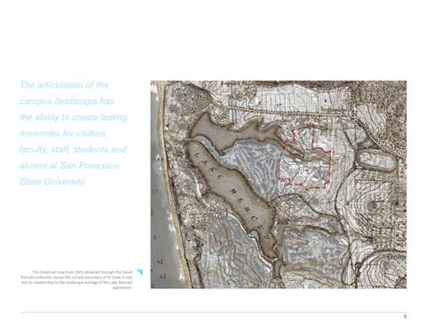 San Francisco State University 景观 Framework + Forest Management Plan 第 9 页