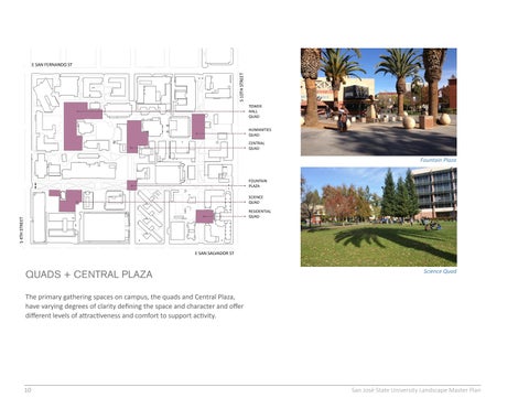 San José State University Campus 景观 Master Plan 第 14 页