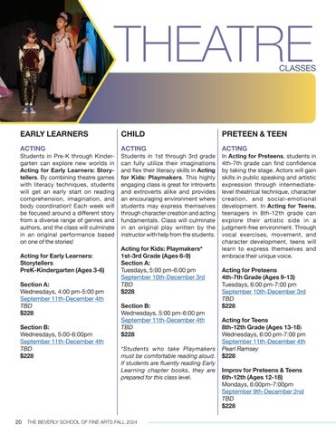 BAC 教育 of Fine Arts Fall 2024 Education 家具目录 第 20 页