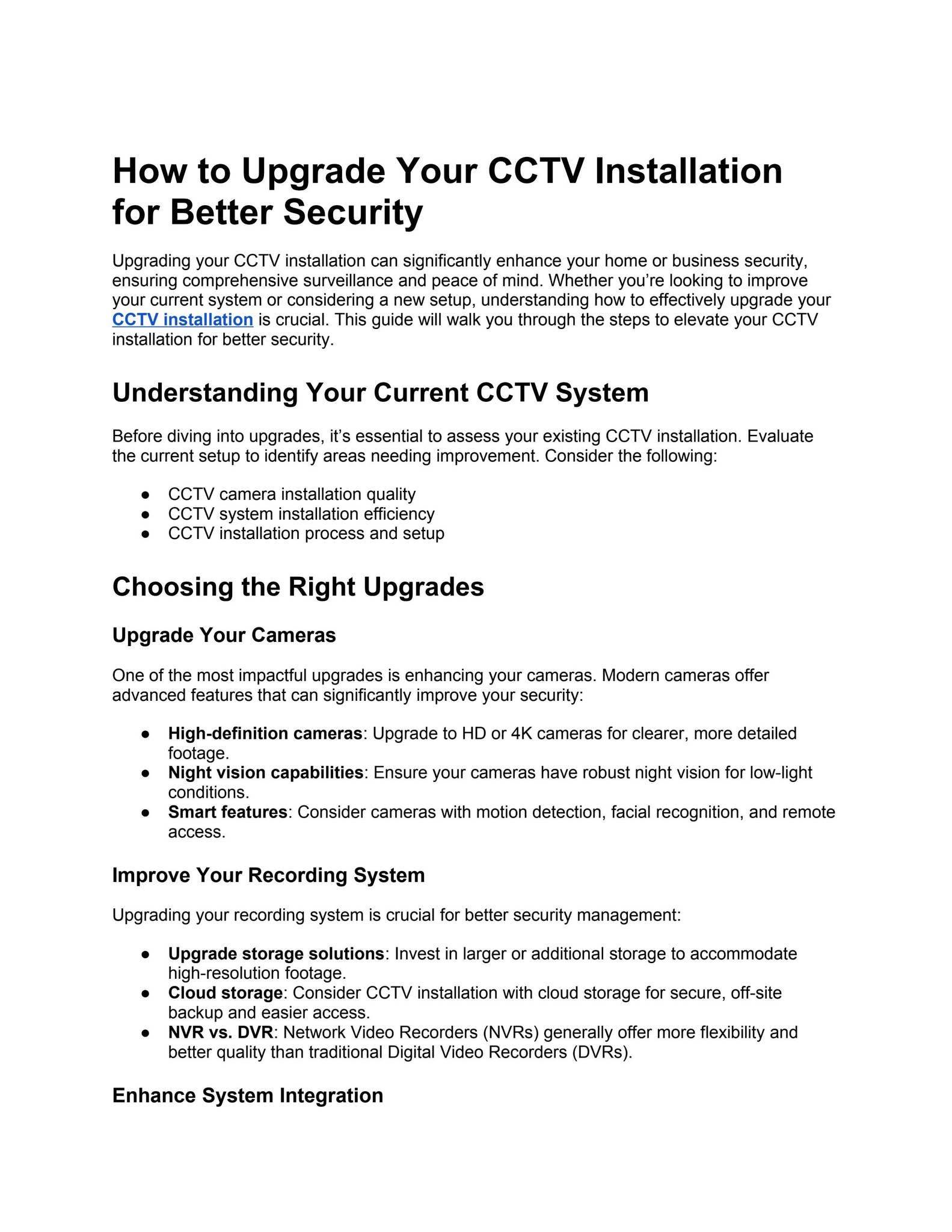 How to Upgrade Your CCTV Installation for Better Security by ...