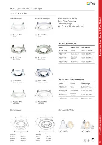 All LED 灯饰手册 2018/2019 | V6 第 21 页