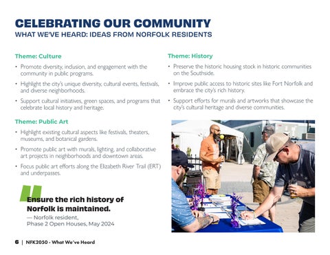 NFK2050 - Phase 2 Open Houses Summary 第 6 页