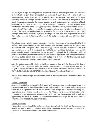 Tinley Park Annual Budget FY 2025 第 11 页