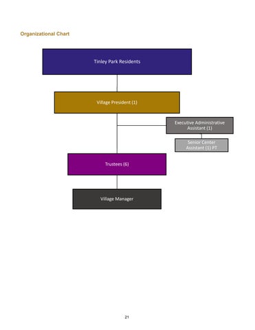 Tinley Park Annual Budget FY 2025 第 21 页