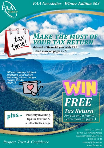 FAA Group Newsletter Issue #63