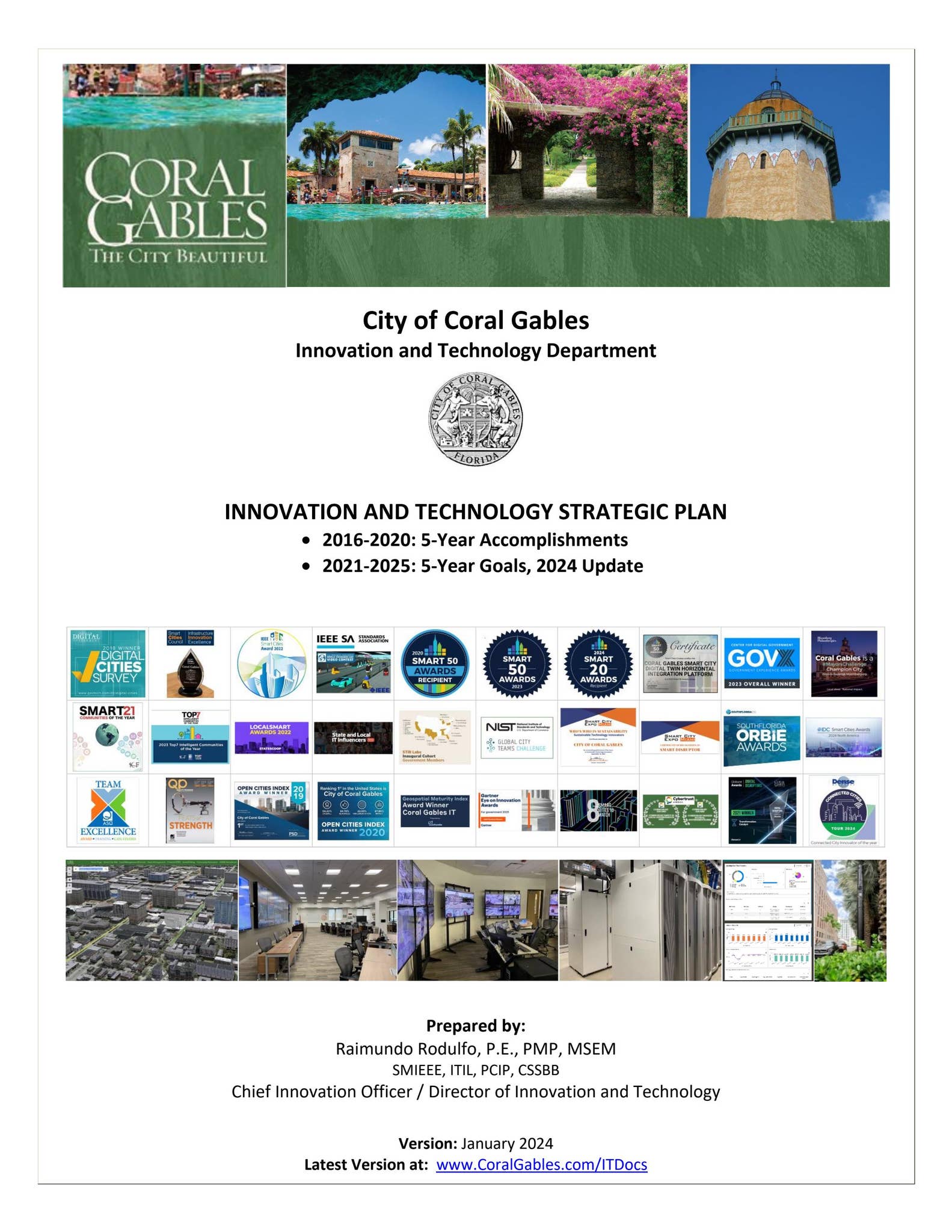 City of Coral Gables Innovation and Technology Strategic Plan by City of  Coral Gables Innovation & Technology Department (CGIT) - Issuu