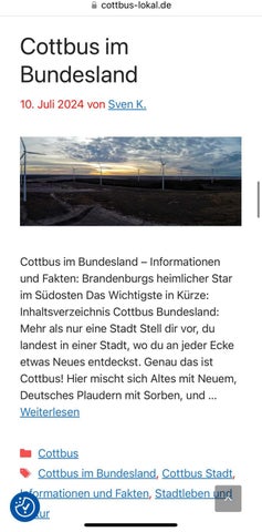 Cottbus im Bundesland Brandenburg 