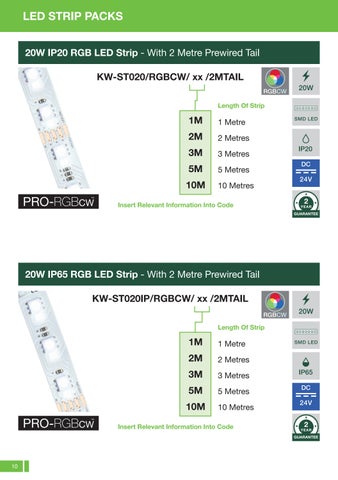 ALL LED 灯饰目录 · LED Strip Packs from All LED 第 10 页
