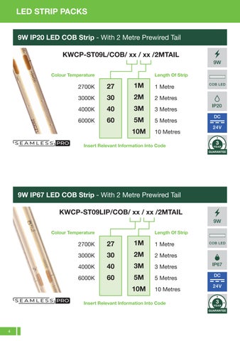 ALL LED 灯饰目录 · LED Strip Packs from All LED 第 4 页