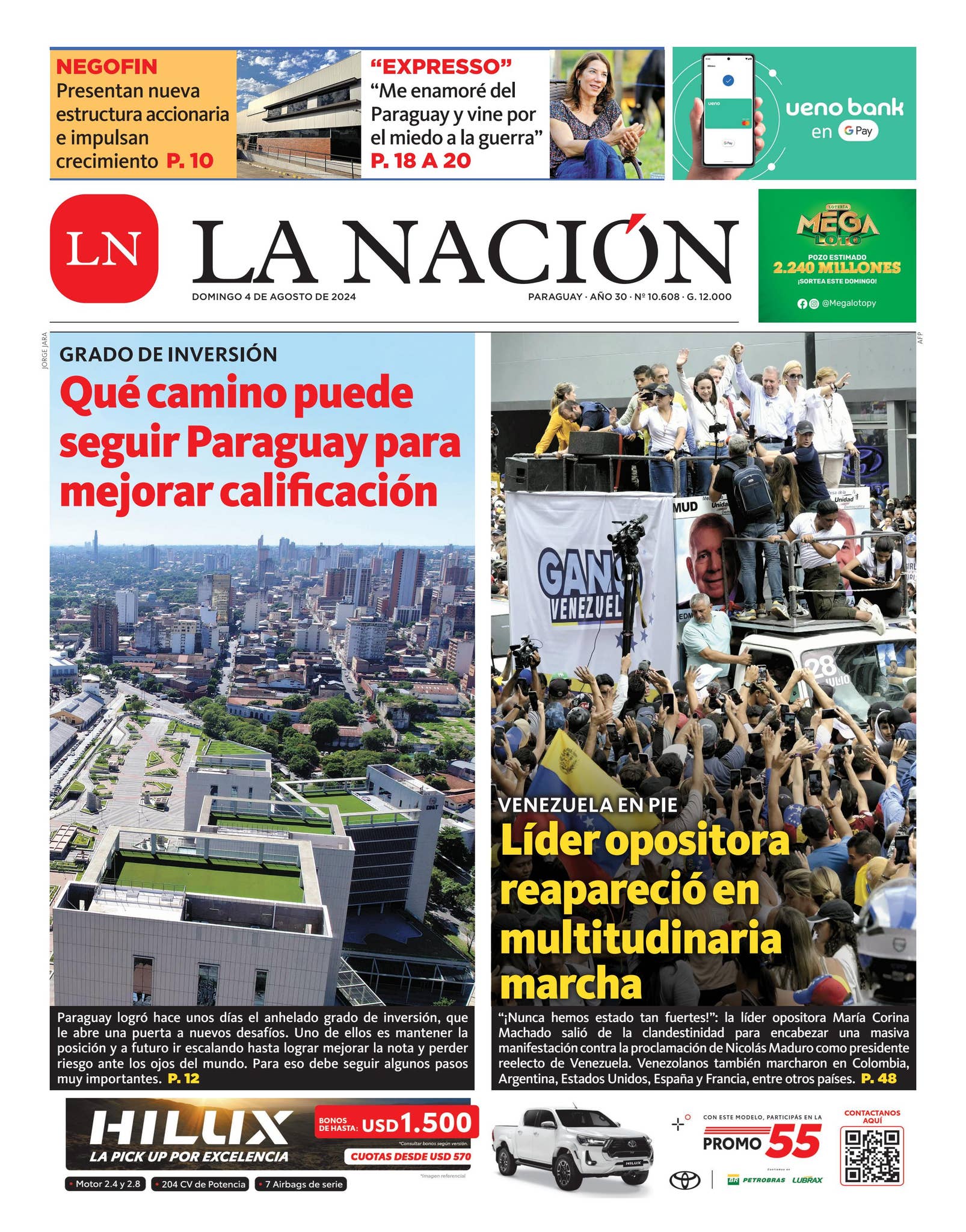 DIARIO LA NACIÓN - EDICIÓN 10.608 by La Nación - Issuu