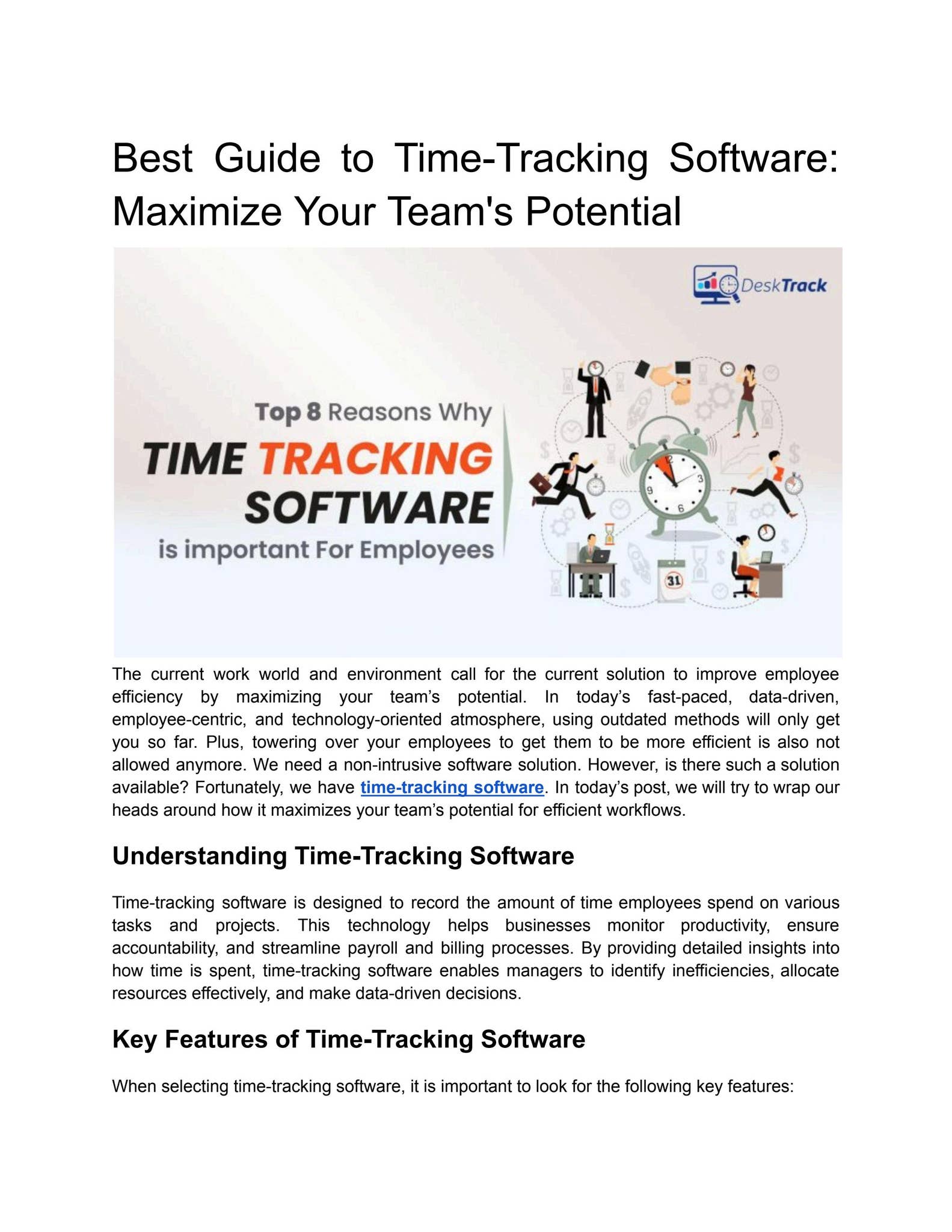 time tracking software for small business by desktrack02 - Issuu