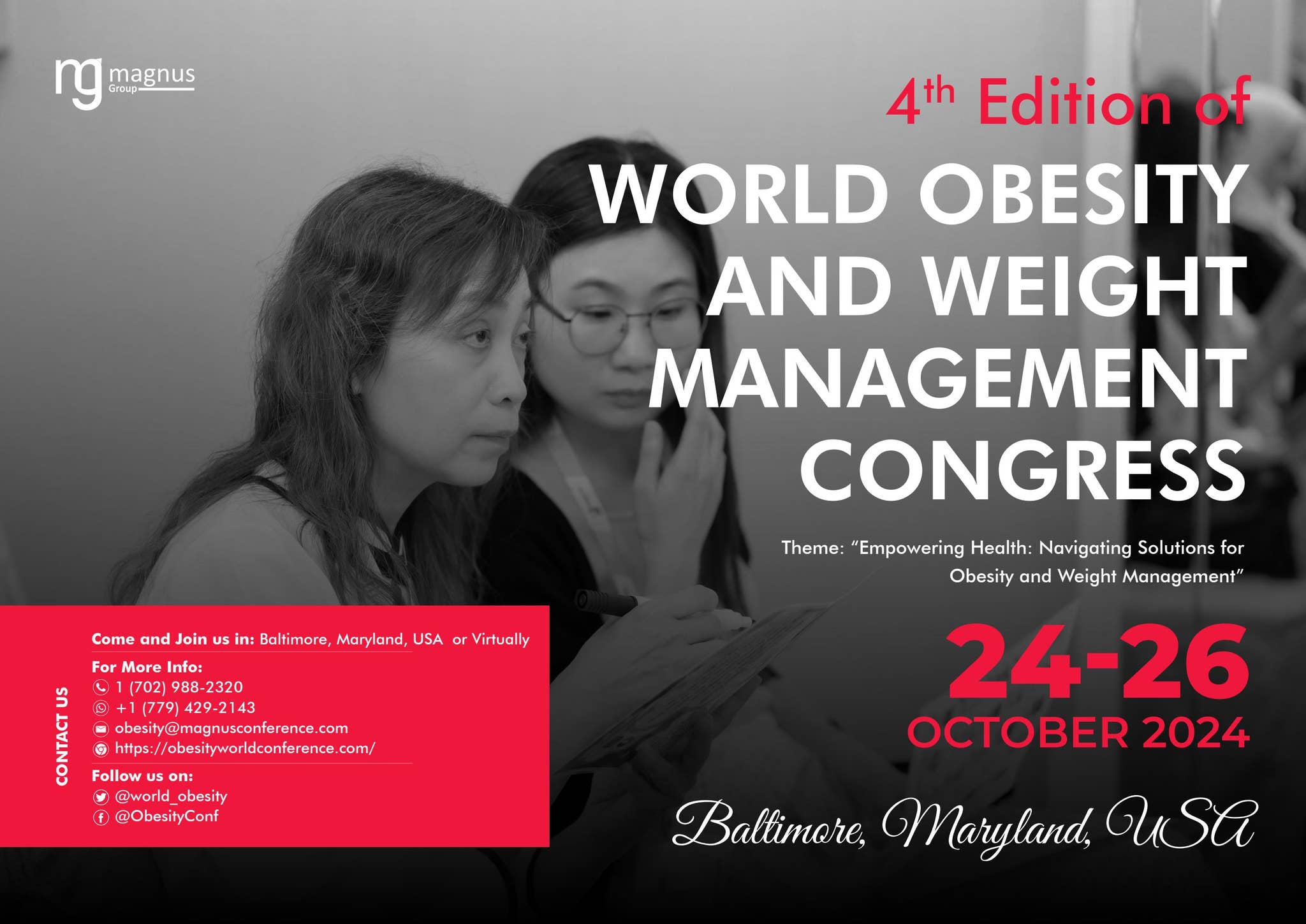 4th Edition of the World Obesity and Weight Management Congress by ...