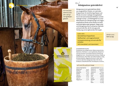 Königshofer Futtermittel - Pferdefutter 第 17 页