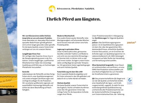 Königshofer Futtermittel - Pferdefutter 第 5 页