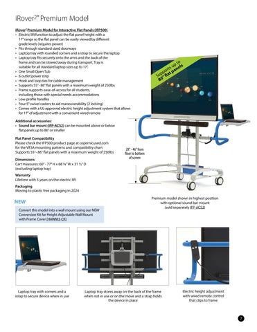 Copernicus Educational Products iRover for 互动版 Flat Panels 家具目录 2024 第 7 页