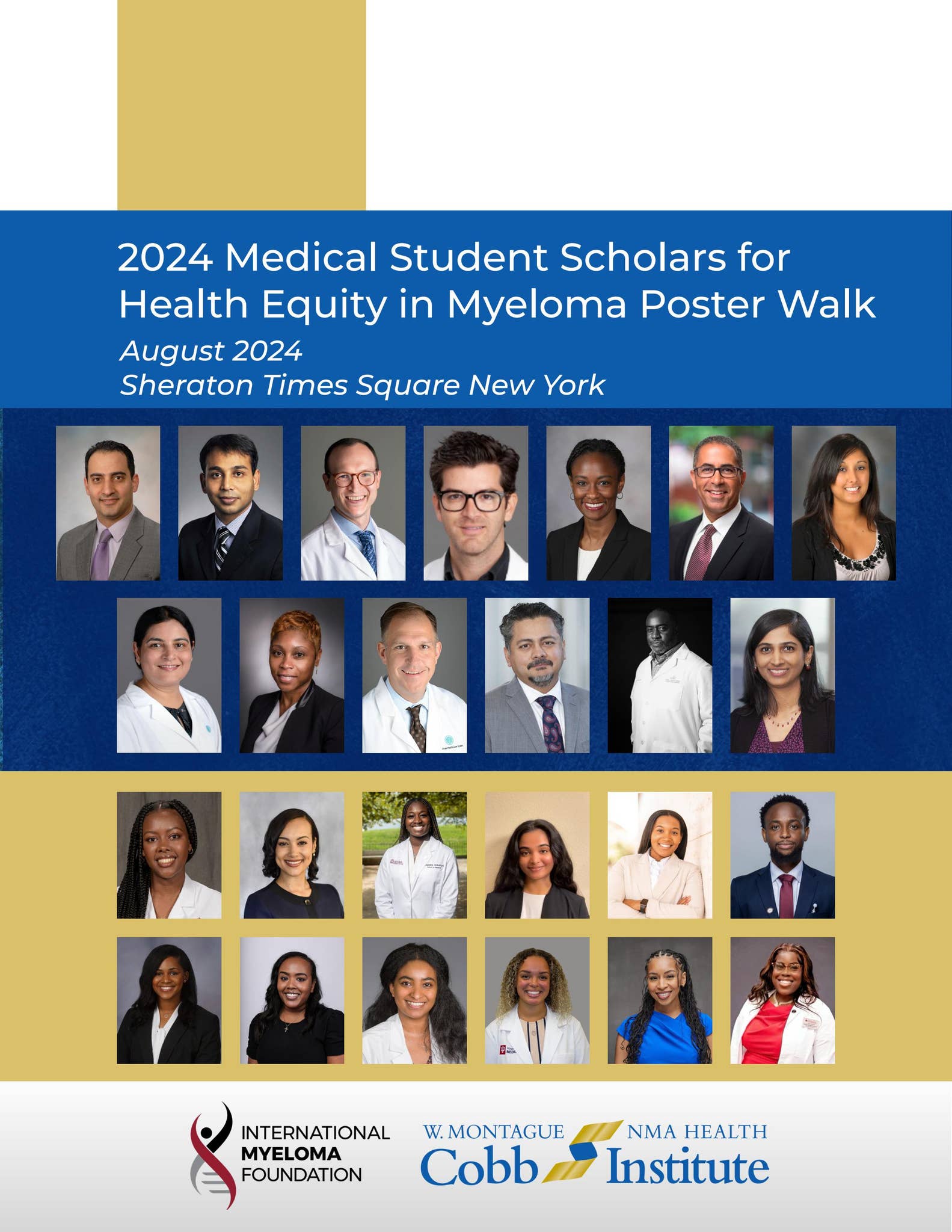 2024 Medical Student Scholars for Health Equity in Myeloma Poster Walk ...