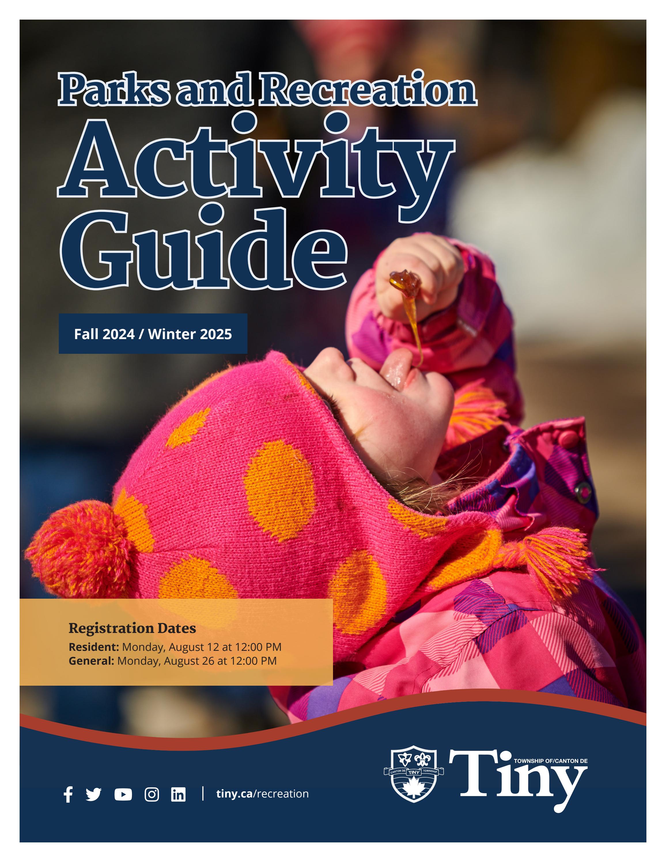 Fall 2024 / Winter 2025 Parks and Recreation Activity Guide by Township