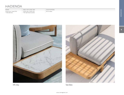 SPECIFICATIONS HACIENDA 第 6 页