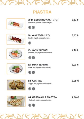 studio19adv 灯饰目录 · Fugu Sushi Menù 第 18 页