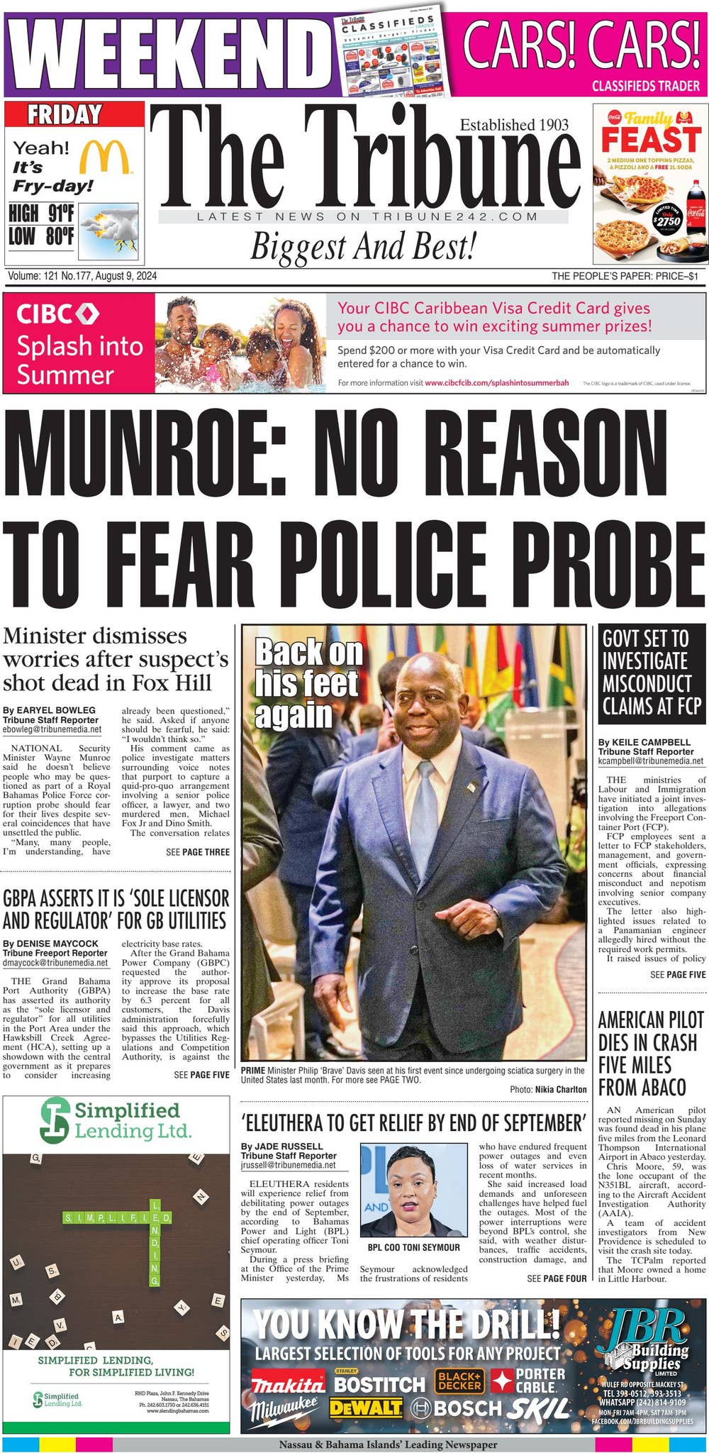 08092024 NEWS AND SPORT by tribune242 - Issuu