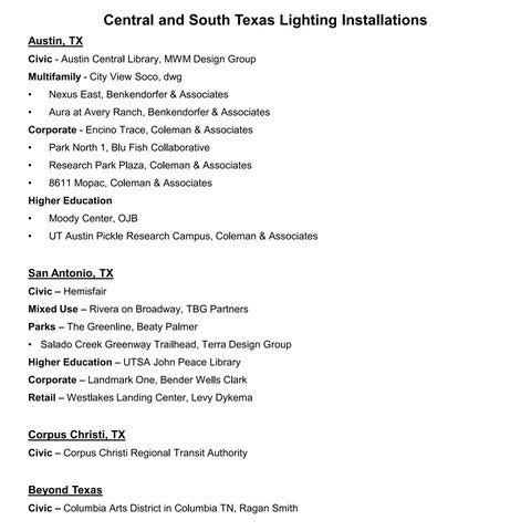 design_culture_craft 灯饰目录 · 灯饰 Central and South Texas 第 3 页