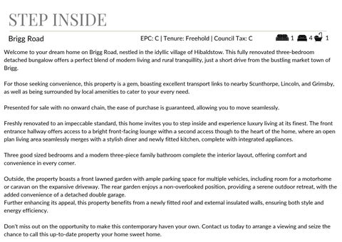 Fine & Country / DDM Residential 灯饰目录 · Brigg Road, Hibaldstow 第 2 页