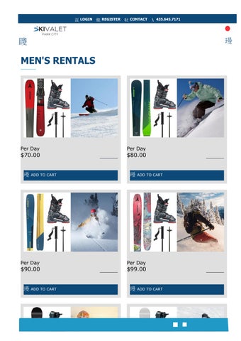 Men's Rentals