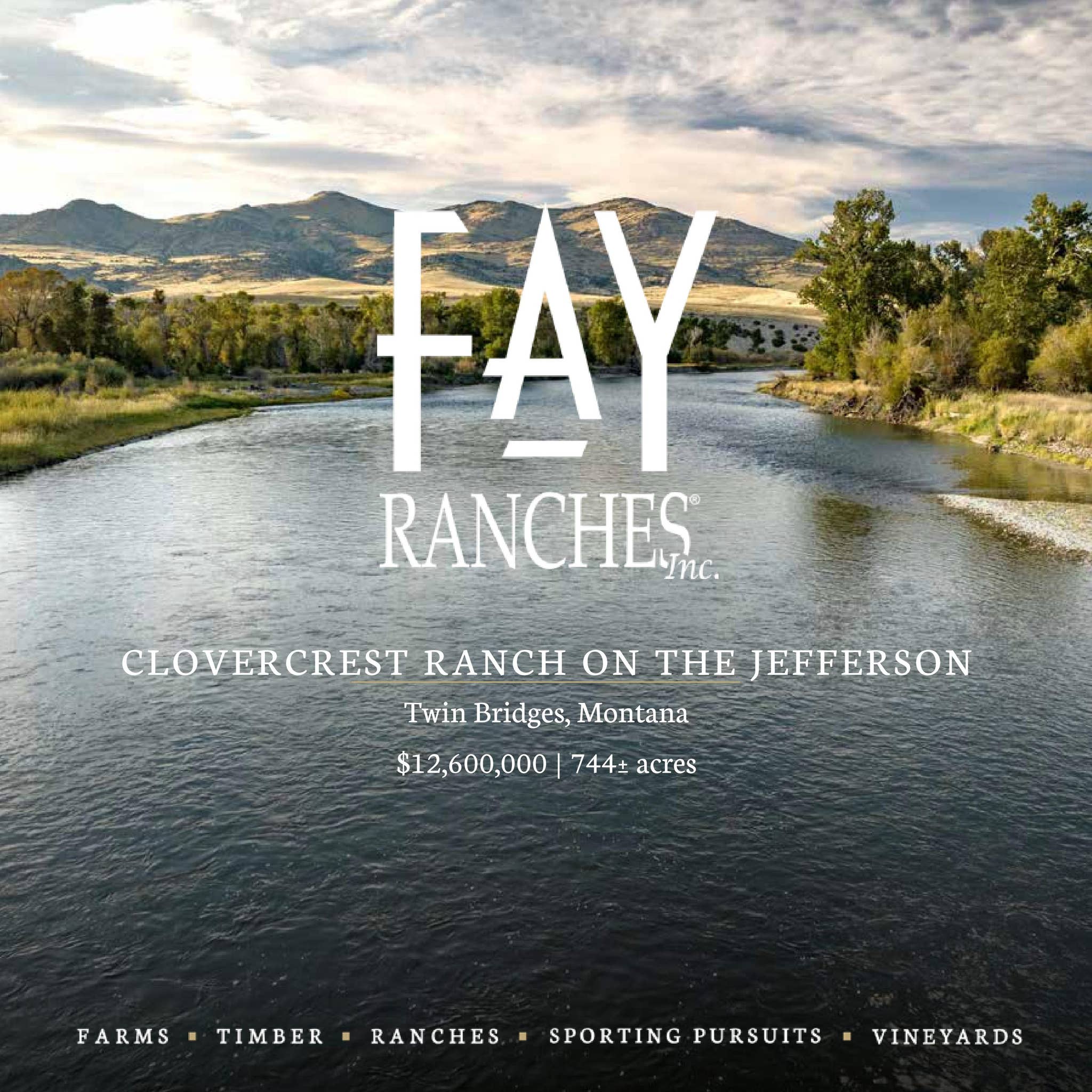 SOLD: CloverCrest Ranch on the Jefferson | Fay Ranches by Fay Ranches ...