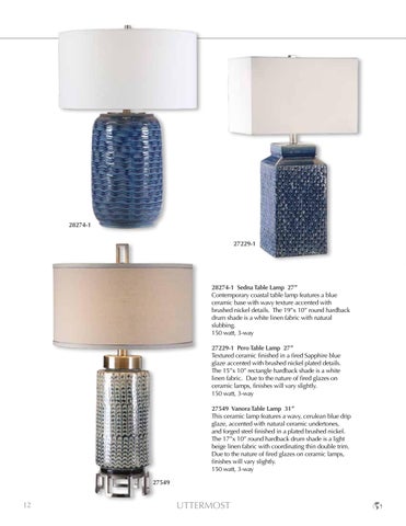 Uttermost 灯饰目录 · 2024 Lamps 第 14 页