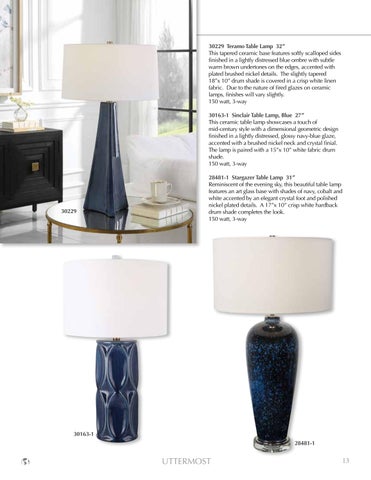 Uttermost 灯饰目录 · 2024 Lamps 第 15 页