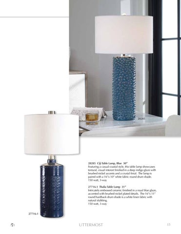 Uttermost 灯饰目录 · 2024 Lamps 第 17 页