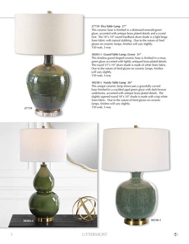 Uttermost 灯饰目录 · 2024 Lamps 第 4 页