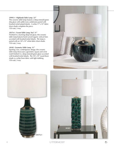 Uttermost 灯饰目录 · 2024 Lamps 第 6 页