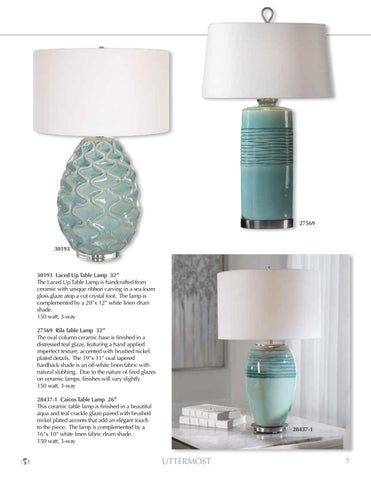 Uttermost 灯饰目录 · 2024 Lamps 第 7 页