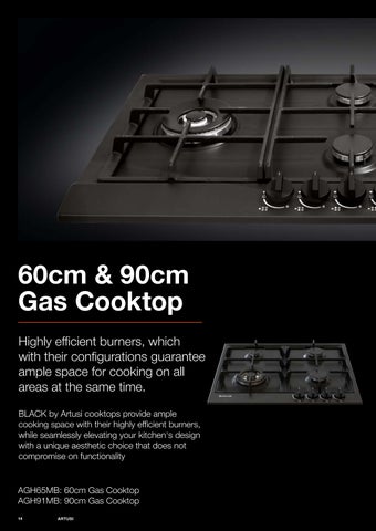 ARTUSI Matt Black 家具手册 August 2024 第 14 页