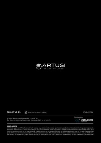 ARTUSI Matt Black 家具手册 August 2024 第 24 页