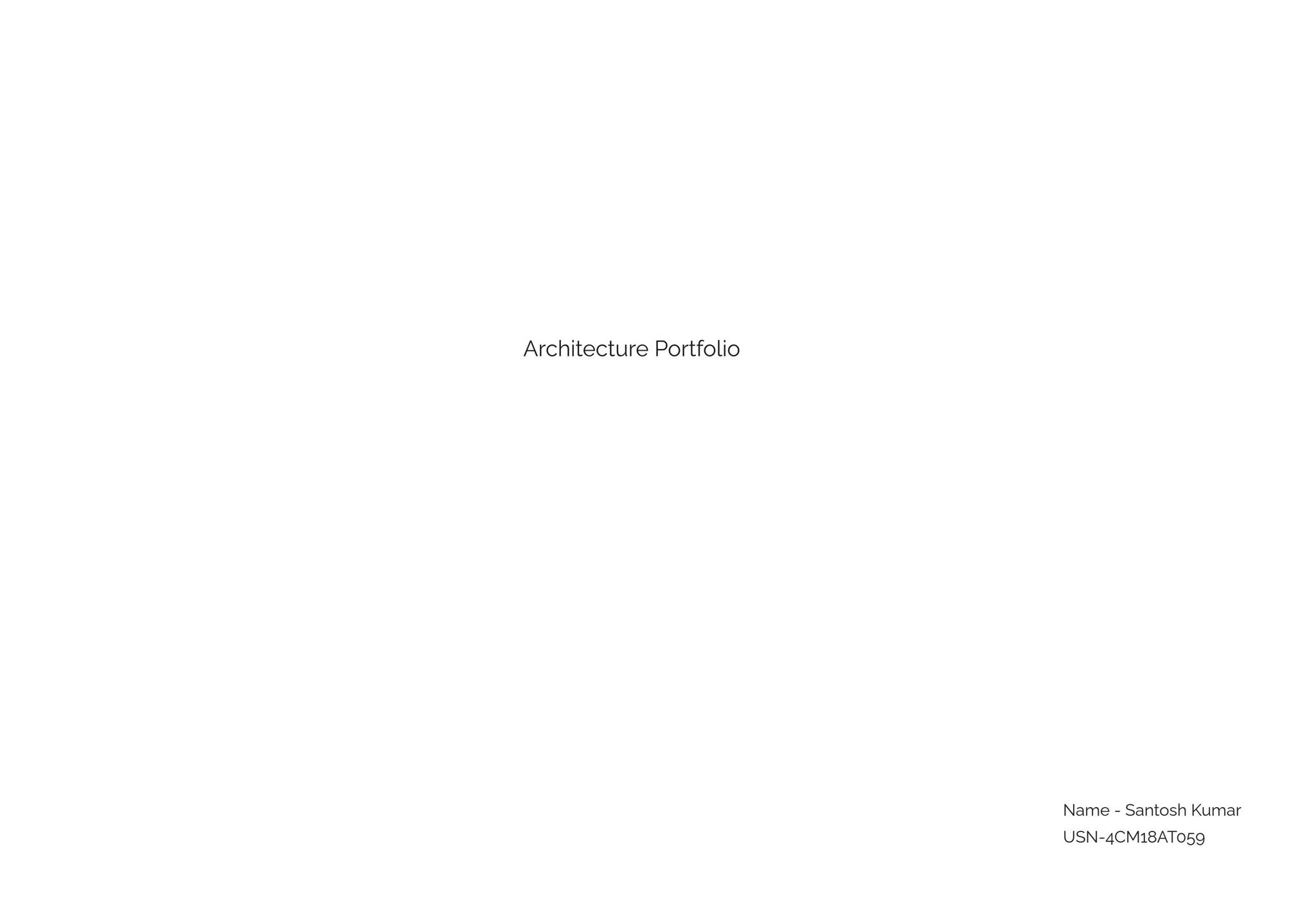 Architecture Portfolio Freelancing by Santosh Kumar - Issuu